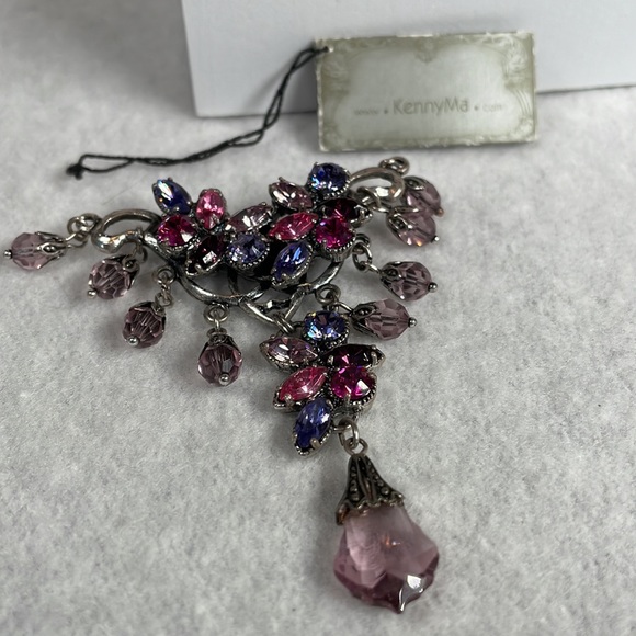 Kenny Ma Brooch Swarovski Crystals - Picture 9 of 9